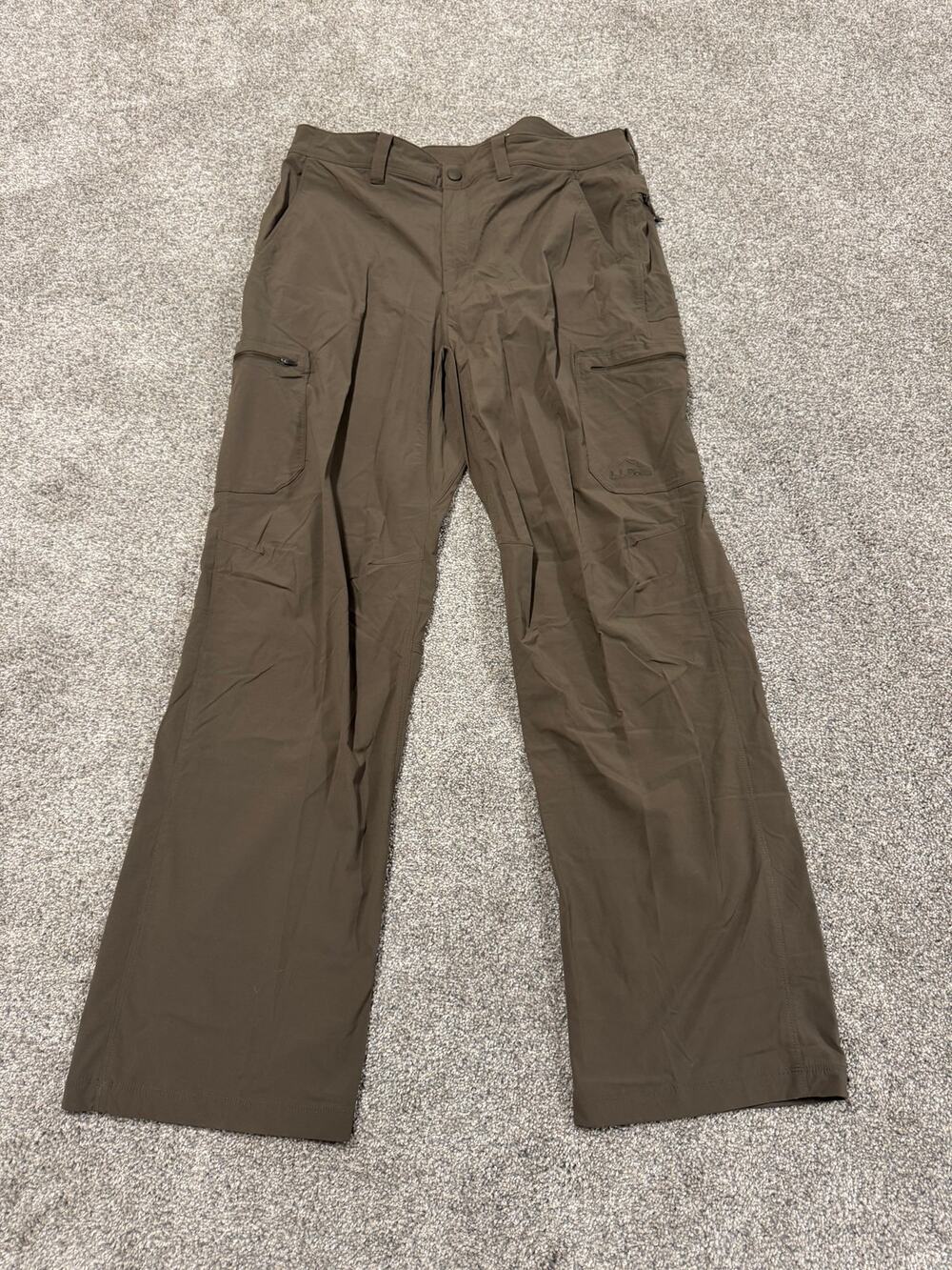 L.L. Bean Men's Khaki Colored Cargo Pants